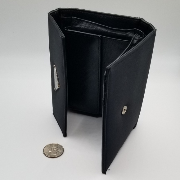 Prada "Tessuto" Nylon and Leather, Trifold Wallet - Picture 11 of 11
